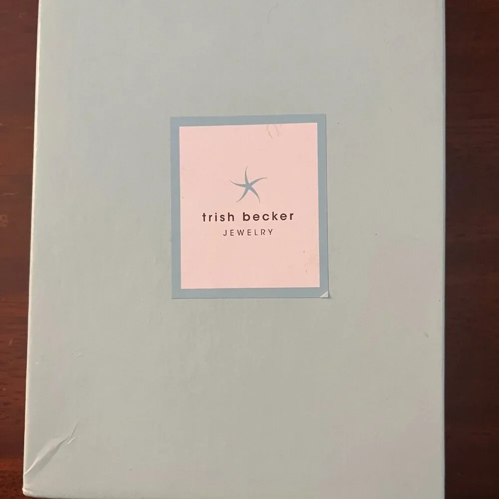 NWT TRISH BECKER FINE JEWELRY PAVE TEARDROP EARRINGS - Picture 2 of 6